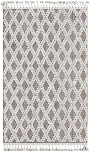 Charcoal 4' x 6' Arlo Rectangle Area Rug 100% Polypropylene With Cotton Backing Easy Clean Indoor Living Room Bedroom Dining Office Carpet for Sale at Rug Engine