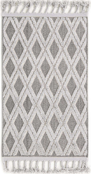 Charcoal 2' x 3' Arlo Rectangle Area Rug 100% Polypropylene With Cotton Backing Easy Clean Indoor Living Room Bedroom Dining Office Carpet for Sale at Rug Engine