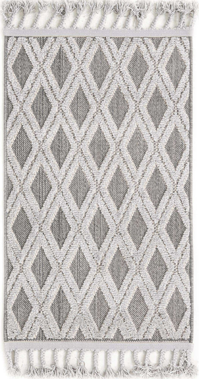 Charcoal 2' x 3' Arlo Rectangle Area Rug 100% Polypropylene With Cotton Backing Easy Clean Indoor Living Room Bedroom Dining Office Carpet for Sale at Rug Engine