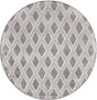 Charcoal 5' 3 x 5' 3 Arlo Round Area Rug 100% Polypropylene With Cotton Backing Easy Clean Indoor Living Room Bedroom Dining Office Carpet for Sale at Rug Engine