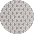 Charcoal 7' x 7' Arlo Round Area Rug 100% Polypropylene With Cotton Backing Easy Clean Indoor Living Room Bedroom Dining Office Carpet for Sale at Rug Engine