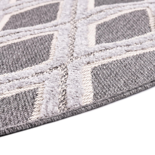 Charcoal 5' 3 x 8' Arlo Oval Area Rug 100% Polypropylene With Cotton Backing Easy Clean Indoor Living Room Bedroom Dining Office Carpet for Sale at Rug Engine