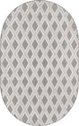 Charcoal 5' 3 x 8' Arlo Oval Area Rug 100% Polypropylene With Cotton Backing Easy Clean Indoor Living Room Bedroom Dining Office Carpet for Sale at Rug Engine