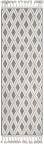 Charcoal 2' x 6' Arlo Runner Area Rug 100% Polypropylene With Cotton Backing Easy Clean Indoor Living Room Bedroom Dining Office Carpet for Sale at Rug Engine