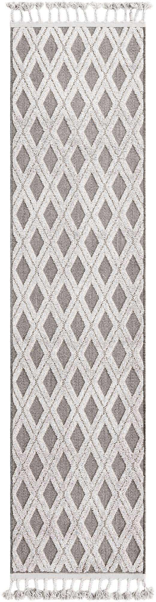 Charcoal 2' x 8' Arlo Runner Area Rug 100% Polypropylene With Cotton Backing Easy Clean Indoor Living Room Bedroom Dining Office Carpet for Sale at Rug Engine