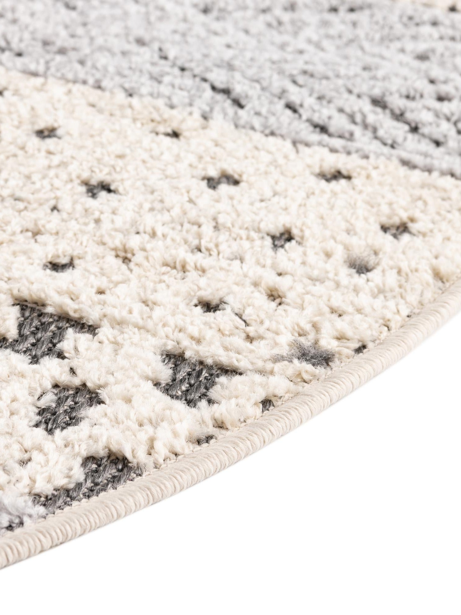 Sandy Beige 5' 3 x 5' 3 Arlo Round Area Rug 100% Polypropylene With Cotton Backing Easy Clean Indoor Living Room Bedroom Dining Office Carpet for Sale at Rug Engine