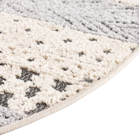 Sandy Beige 5' 3 x 5' 3 Arlo Round Area Rug 100% Polypropylene With Cotton Backing Easy Clean Indoor Living Room Bedroom Dining Office Carpet for Sale at Rug Engine