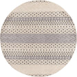 Sandy Beige 7' x 7' Arlo Round Area Rug 100% Polypropylene With Cotton Backing Easy Clean Indoor Living Room Bedroom Dining Office Carpet for Sale at Rug Engine