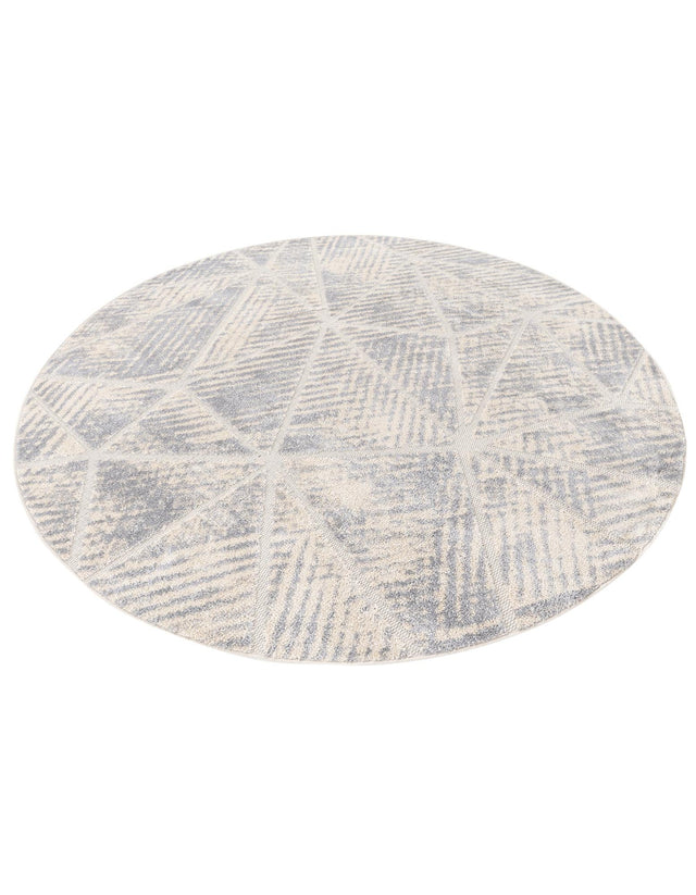 Sandy Beige 7' x 7' Arlo Round Area Rug 100% Polypropylene With Cotton Backing Easy Clean Indoor Living Room Bedroom Dining Office Carpet for Sale at Rug Engine