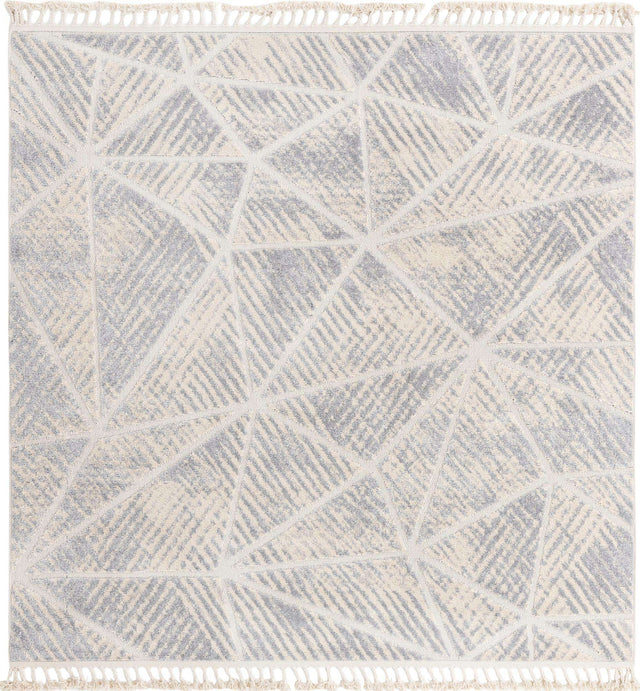 Sandy Beige 7' 10 x 7' 10 Arlo Square Area Rug 100% Polypropylene With Cotton Backing Easy Clean Indoor Living Room Bedroom Dining Office Carpet for Sale at Rug Engine
