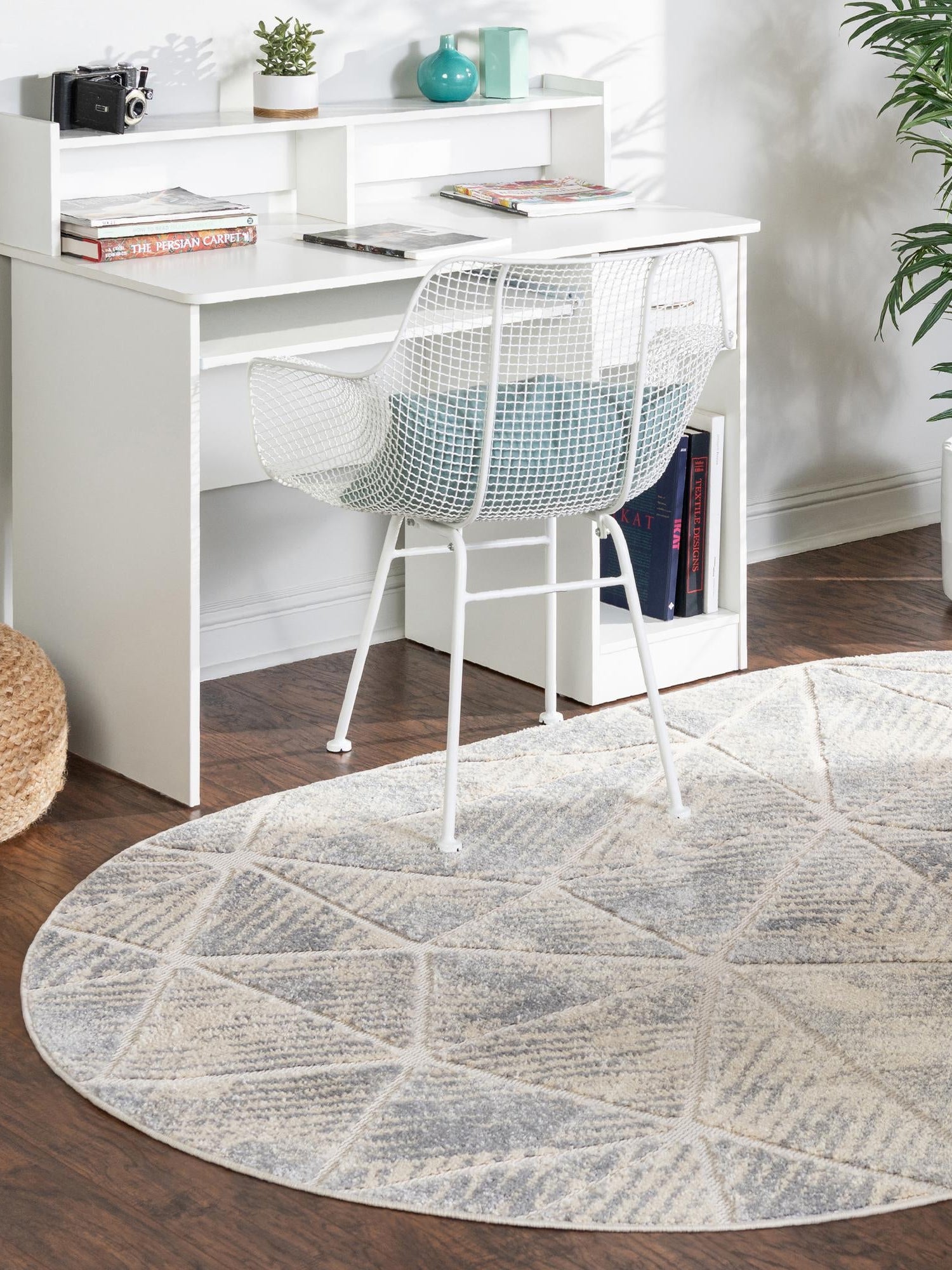 Sandy Beige 5' 3 x 8' Arlo Oval Area Rug 100% Polypropylene With Cotton Backing Easy Clean Indoor Living Room Bedroom Dining Office Carpet for Sale at Rug Engine