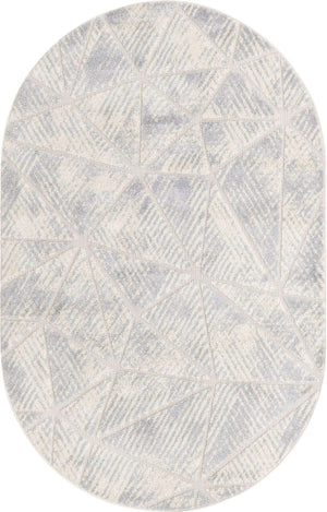 Sandy Beige 5' 3 x 8' Arlo Oval Area Rug 100% Polypropylene With Cotton Backing Easy Clean Indoor Living Room Bedroom Dining Office Carpet for Sale at Rug Engine