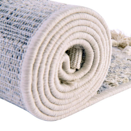 Sandy Beige 2' x 8' Arlo Runner Area Rug 100% Polypropylene With Cotton Backing Easy Clean Indoor Living Room Bedroom Dining Office Carpet for Sale at Rug Engine