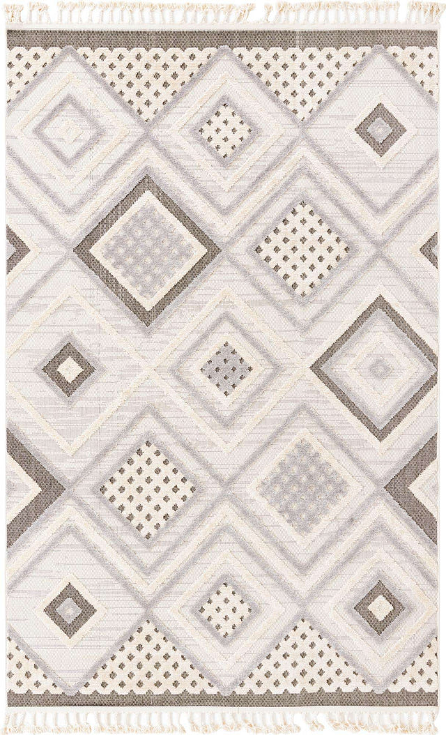 Sandy Beige 6' x 9' Arlo Rectangle Area Rug 100% Polypropylene With Cotton Backing Easy Clean Indoor Living Room Bedroom Dining Office Carpet for Sale at Rug Engine