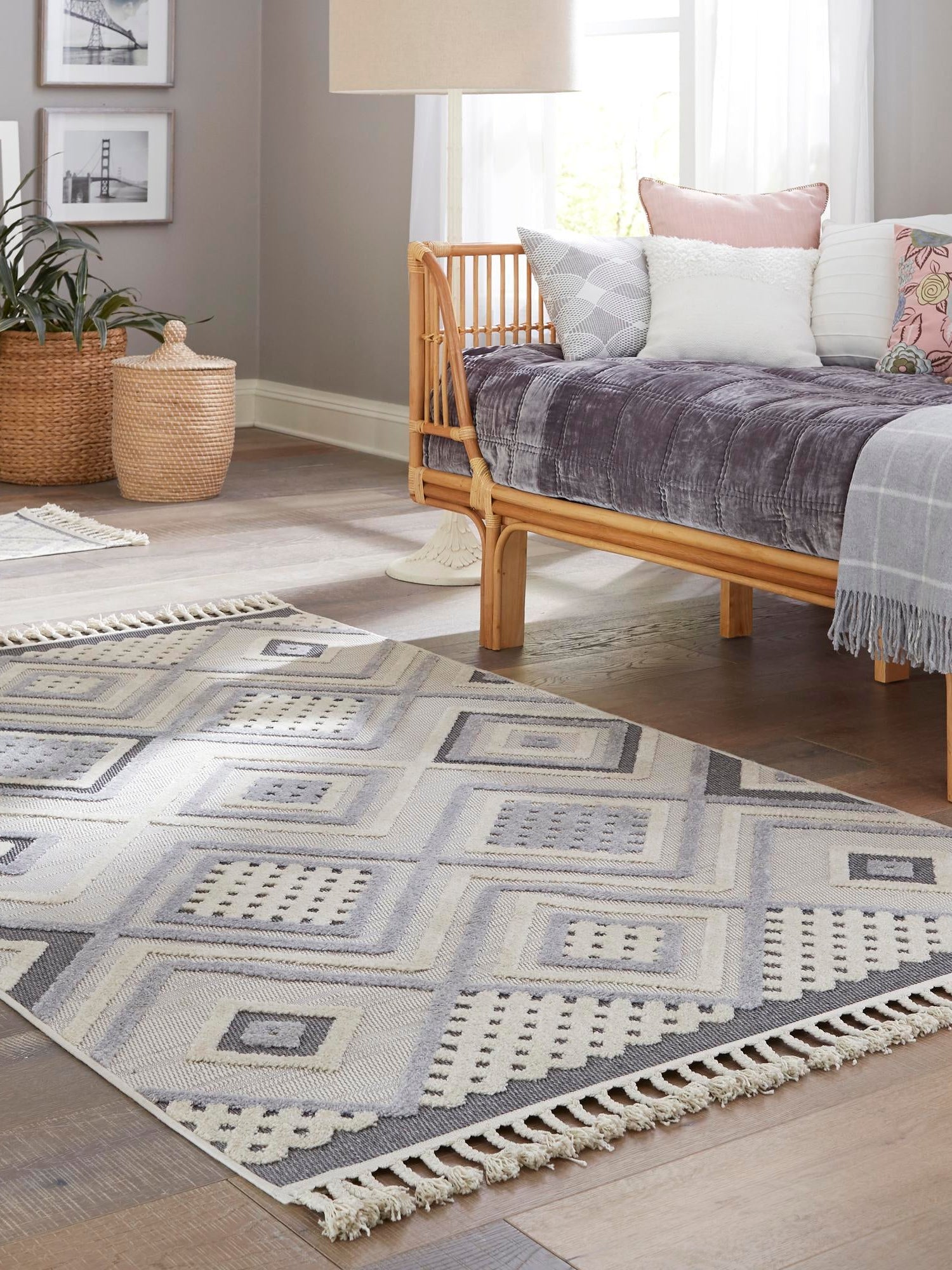 Sandy Beige 9' x 12' Arlo Rectangle Area Rug 100% Polypropylene With Cotton Backing Easy Clean Indoor Living Room Bedroom Dining Office Carpet for Sale at Rug Engine