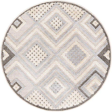 Sandy Beige 3' 3 x 3' 3 Arlo Round Area Rug 100% Polypropylene With Cotton Backing Easy Clean Indoor Living Room Bedroom Dining Office Carpet for Sale at Rug Engine