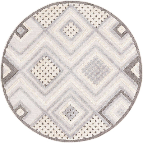 Sandy Beige 5' 3 x 5' 3 Arlo Round Area Rug 100% Polypropylene With Cotton Backing Easy Clean Indoor Living Room Bedroom Dining Office Carpet for Sale at Rug Engine