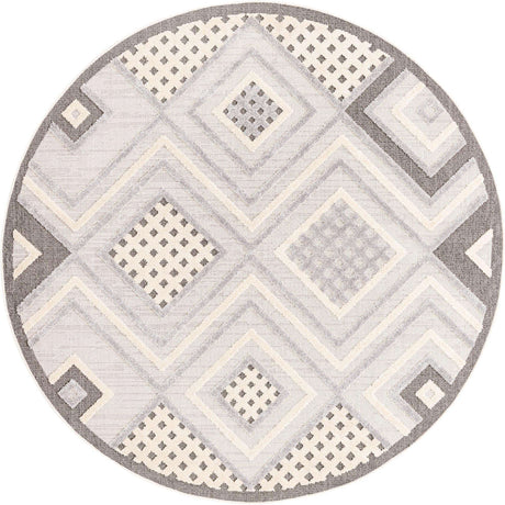 Sandy Beige 7' x 7' Arlo Round Area Rug 100% Polypropylene With Cotton Backing Easy Clean Indoor Living Room Bedroom Dining Office Carpet for Sale at Rug Engine
