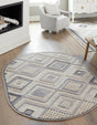 Sandy Beige 5' 3 x 8' Arlo Oval Area Rug 100% Polypropylene With Cotton Backing Easy Clean Indoor Living Room Bedroom Dining Office Carpet for Sale at Rug Engine