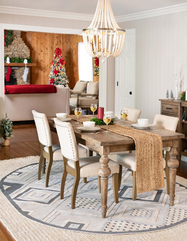 Sandy Beige 5' 3 x 8' Arlo Oval Area Rug 100% Polypropylene With Cotton Backing Easy Clean Indoor Living Room Bedroom Dining Office Carpet for Sale at Rug Engine