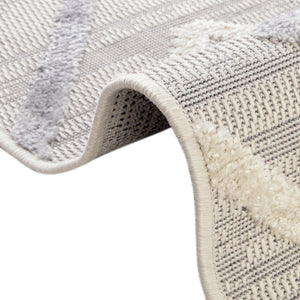 Sandy Beige 4' x 6' Arlo Oval Area Rug 100% Polypropylene With Cotton Backing Easy Clean Indoor Living Room Bedroom Dining Office Carpet for Sale at Rug Engine