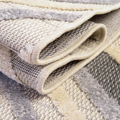 Sandy Beige 4' x 6' Arlo Oval Area Rug 100% Polypropylene With Cotton Backing Easy Clean Indoor Living Room Bedroom Dining Office Carpet for Sale at Rug Engine