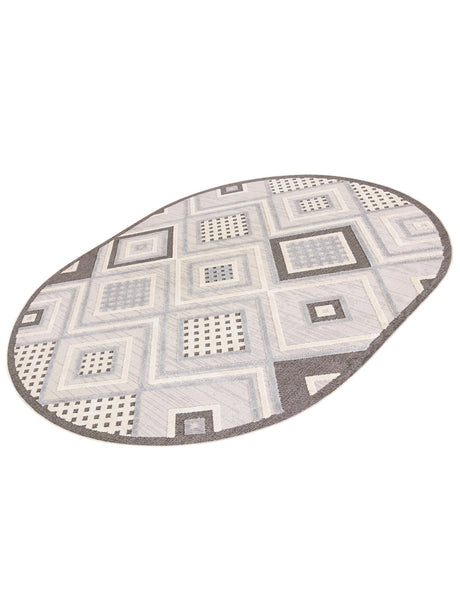 Sandy Beige 7' 10 x 10' Arlo Oval Area Rug 100% Polypropylene With Cotton Backing Easy Clean Indoor Living Room Bedroom Dining Office Carpet for Sale at Rug Engine