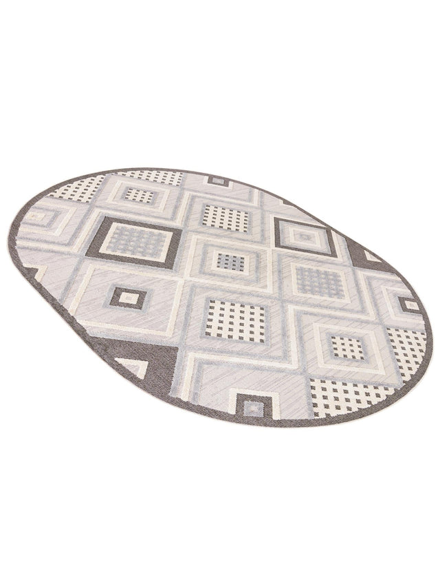 Sandy Beige 7' 10 x 10' Arlo Oval Area Rug 100% Polypropylene With Cotton Backing Easy Clean Indoor Living Room Bedroom Dining Office Carpet for Sale at Rug Engine