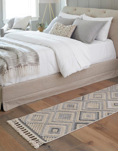 Sandy Beige 2' x 6' Arlo Runner Area Rug 100% Polypropylene With Cotton Backing Easy Clean Indoor Living Room Bedroom Dining Office Carpet for Sale at Rug Engine