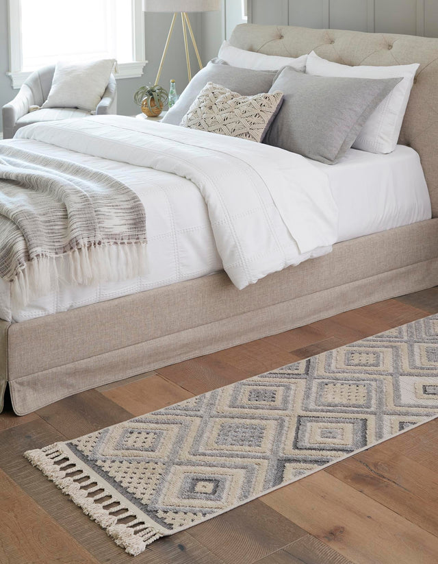 Sandy Beige 2' x 6' Arlo Runner Area Rug 100% Polypropylene With Cotton Backing Easy Clean Indoor Living Room Bedroom Dining Office Carpet for Sale at Rug Engine