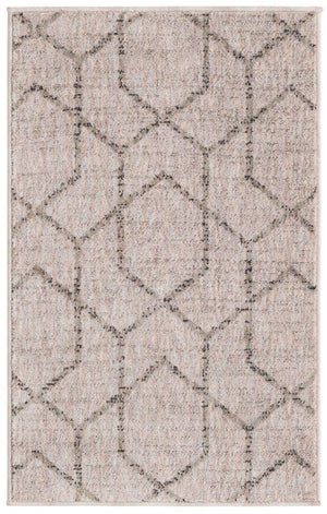 Ivory 2' x 3' Eco Trellis Rectangle Area Rug 100% Recycled Space Dyed Polyester With Cotton Backing Geometric Pattern Eco-Friendly Carpet for Sale at Rug Engine