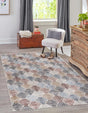 Multicolor 10' x 13' Eco Trellis Rectangle Area Rug 100% Recycled Space Dyed Polyester With Cotton Backing Geometric Pattern Eco-Friendly Carpet for Sale at Rug Engine