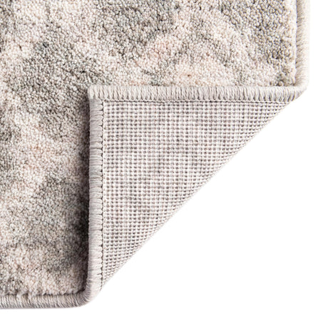 Gray 2' x 3' Eco Trellis Rectangle Area Rug 100% Recycled Space Dyed Polyester With Cotton Backing Geometric Pattern Eco-Friendly Carpet for Sale at Rug Engine