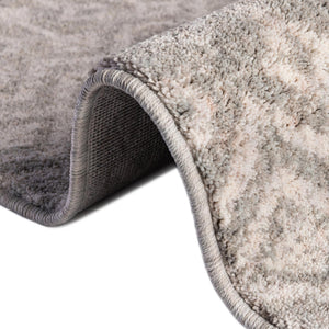 Gray 2' x 3' Eco Trellis Rectangle Area Rug 100% Recycled Space Dyed Polyester With Cotton Backing Geometric Pattern Eco-Friendly Carpet for Sale at Rug Engine