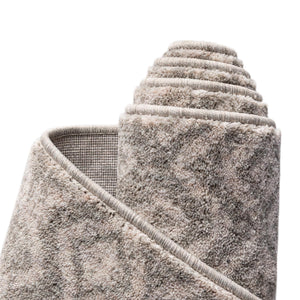 Gray 2' x 3' Eco Trellis Rectangle Area Rug 100% Recycled Space Dyed Polyester With Cotton Backing Geometric Pattern Eco-Friendly Carpet for Sale at Rug Engine