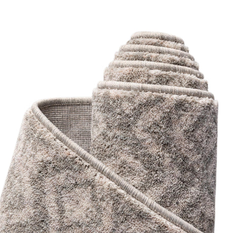 Gray 2' x 3' Eco Trellis Rectangle Area Rug 100% Recycled Space Dyed Polyester With Cotton Backing Geometric Pattern Eco-Friendly Carpet for Sale at Rug Engine