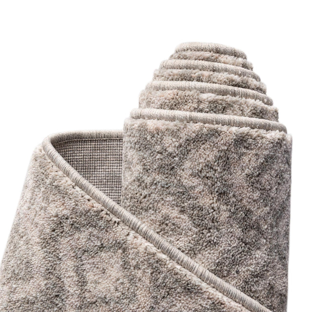 Gray 2' x 3' Eco Trellis Rectangle Area Rug 100% Recycled Space Dyed Polyester With Cotton Backing Geometric Pattern Eco-Friendly Carpet for Sale at Rug Engine