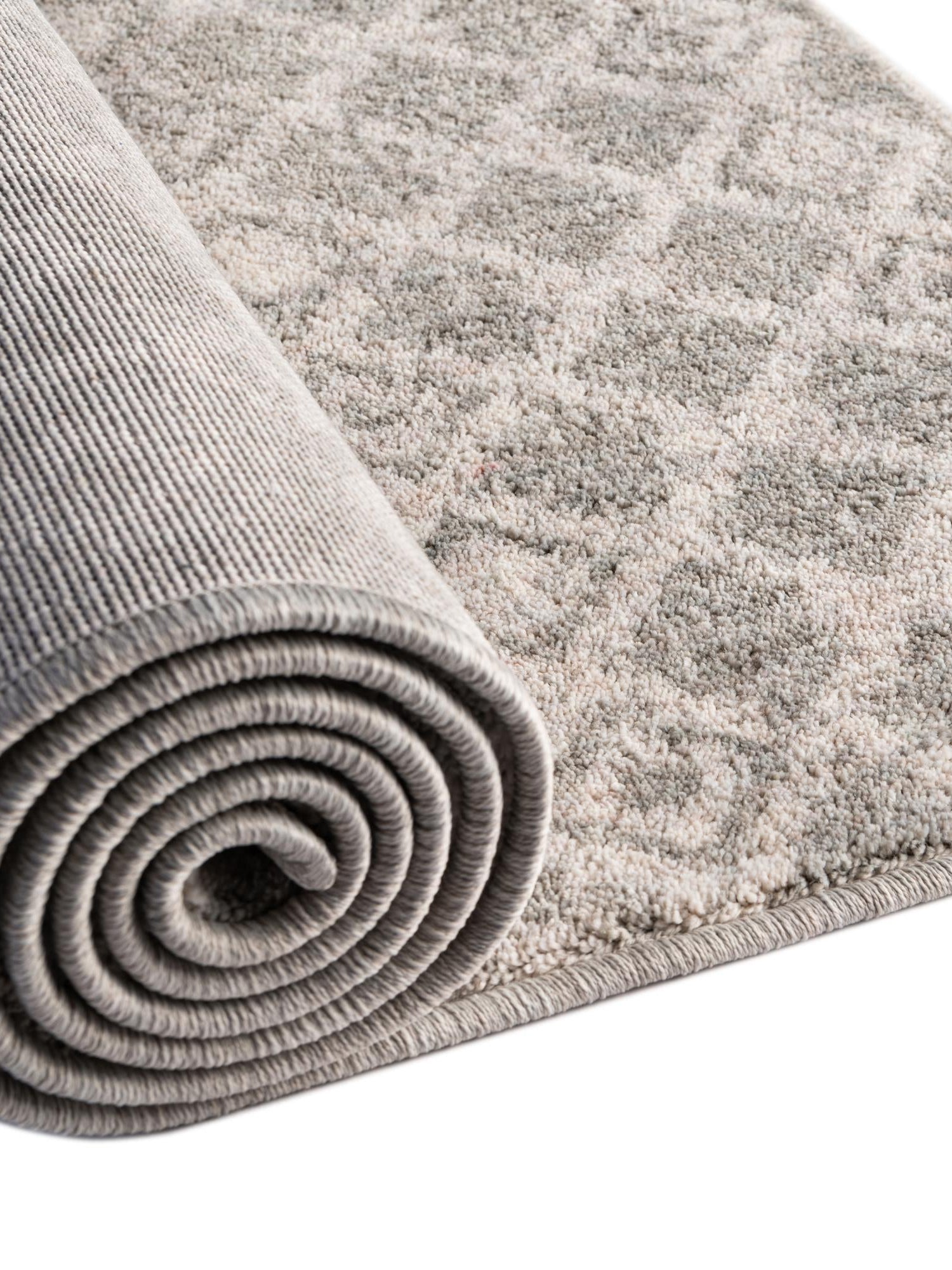 Gray 2' x 3' Eco Trellis Rectangle Area Rug 100% Recycled Space Dyed Polyester With Cotton Backing Geometric Pattern Eco-Friendly Carpet for Sale at Rug Engine
