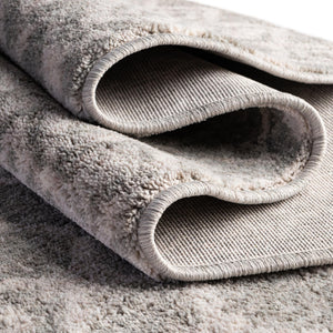 Gray 2' x 3' Eco Trellis Rectangle Area Rug 100% Recycled Space Dyed Polyester With Cotton Backing Geometric Pattern Eco-Friendly Carpet for Sale at Rug Engine