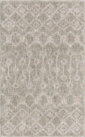 Gray 2' x 3' Eco Trellis Rectangle Area Rug 100% Recycled Space Dyed Polyester With Cotton Backing Geometric Pattern Eco-Friendly Carpet for Sale at Rug Engine