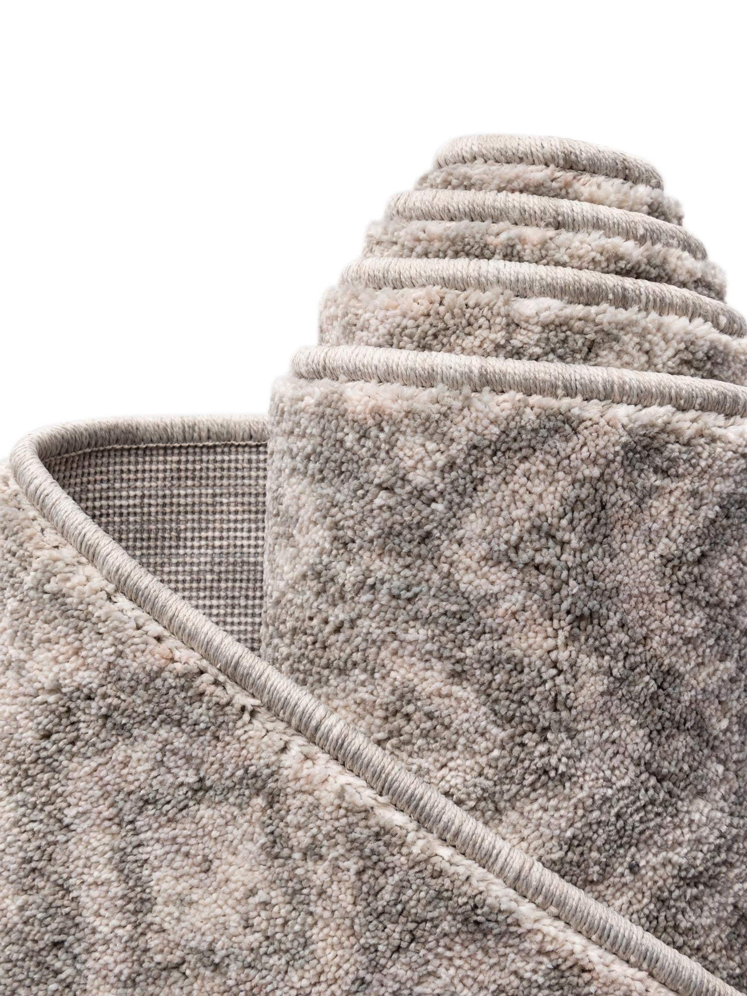 Gray 2' 7 x 12' Eco Trellis Runner Area Rug 100% Recycled Space Dyed Polyester With Cotton Backing Geometric Pattern Eco-Friendly Carpet for Sale at Rug Engine