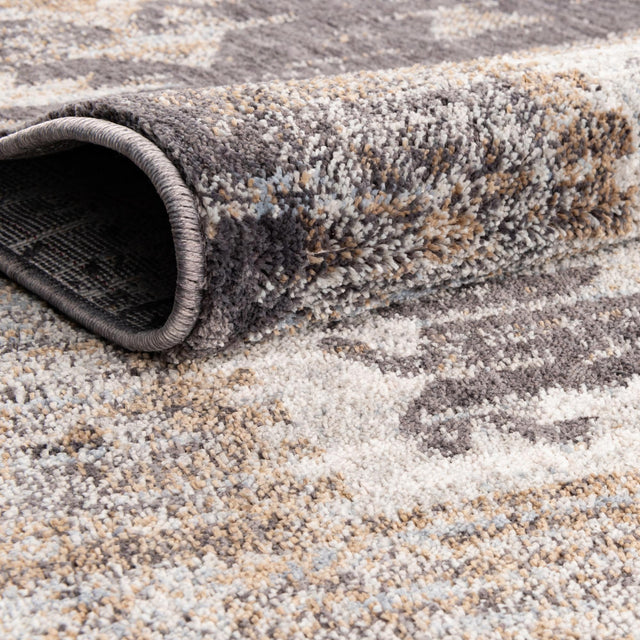 Charcoal Gray 10' x 13' Eco Southwestern Rectangle Area Rug 100% Recycled Space Dyed Polyester With Cotton Backing Carpet for Natural Home Decor for Sale at Rug Engine