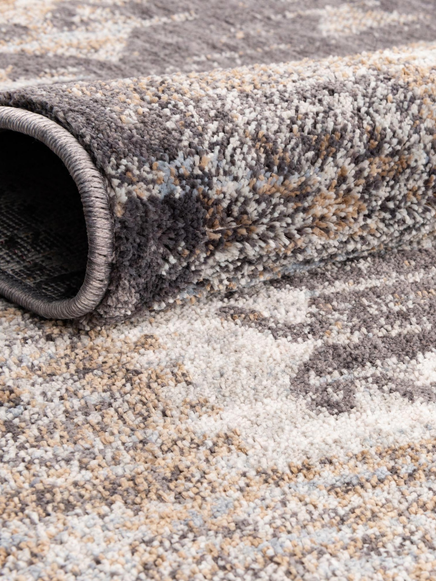 Charcoal Gray 5' 3 x 8' Eco Southwestern Rectangle Area Rug 100% Recycled Space Dyed Polyester With Cotton Backing Carpet for Natural Home Decor for Sale at Rug Engine
