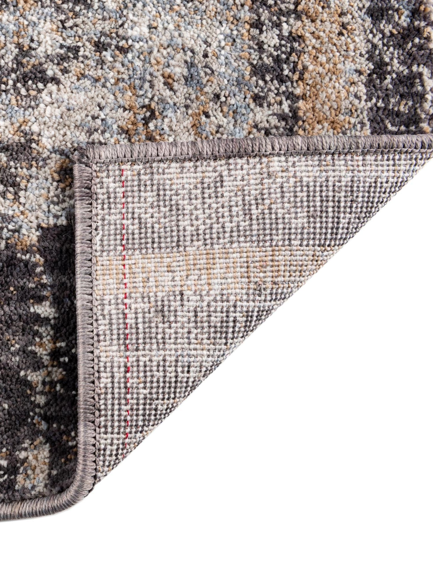 Charcoal Gray 2' x 6' Eco Southwestern Runner Area Rug 100% Recycled Space Dyed Polyester With Cotton Backing Carpet for Natural Home Decor for Sale at Rug Engine