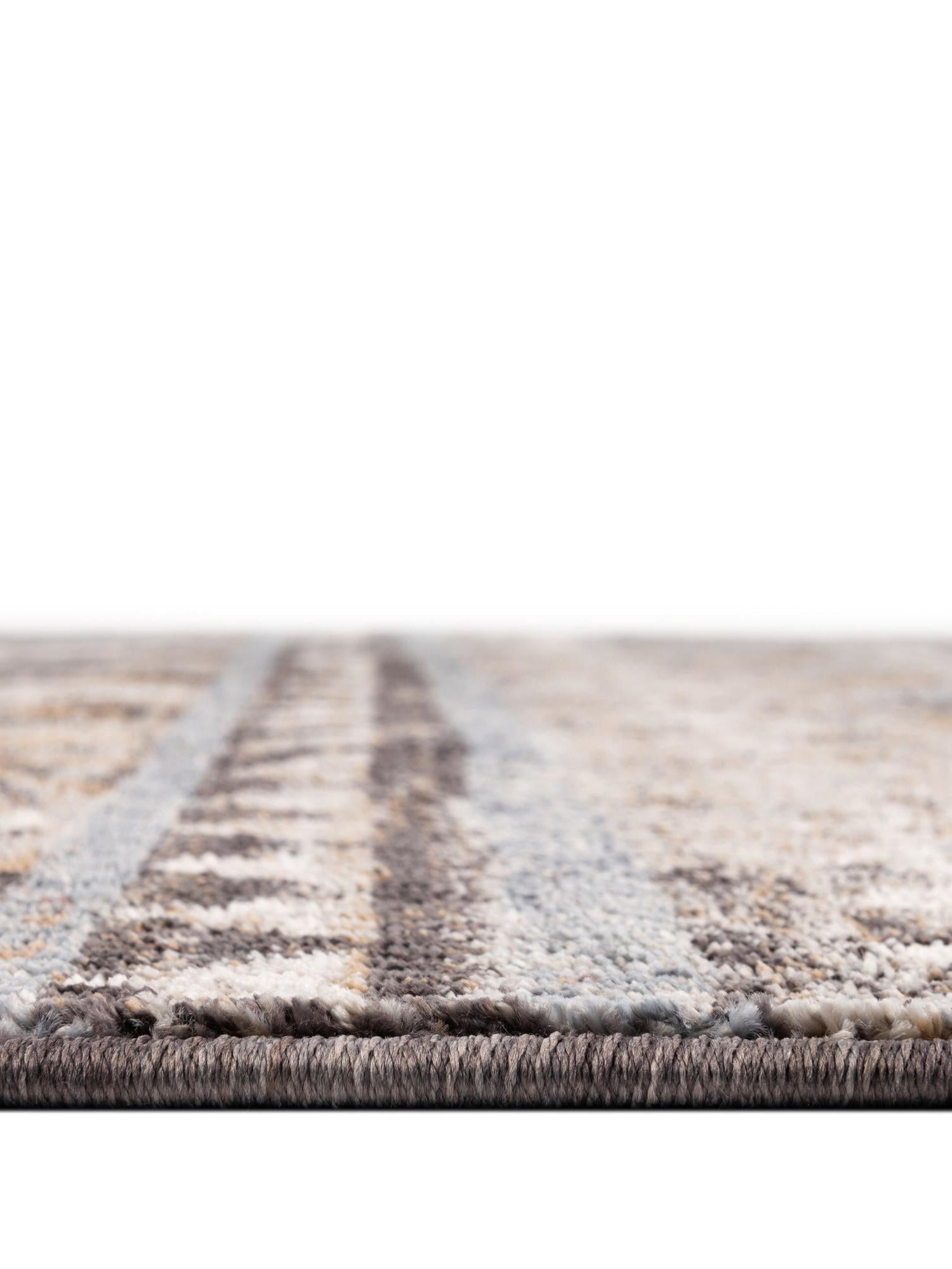 Khaki Gray 7' 10 x 10' Eco Southwestern Rectangle Area Rug 100% Recycled Space Dyed Polyester With Cotton Backing Carpet for Natural Home Decor for Sale at Rug Engine