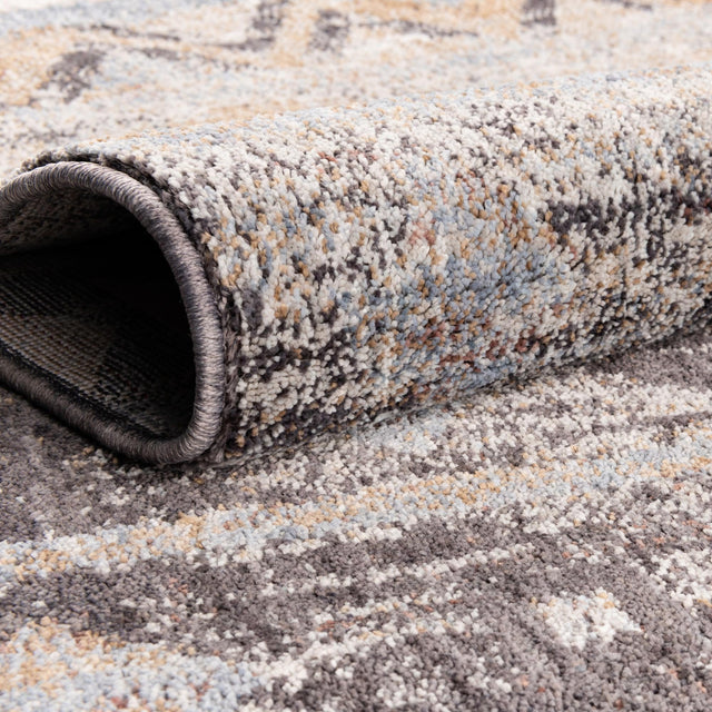 Khaki Gray 7' 10 x 10' Eco Southwestern Rectangle Area Rug 100% Recycled Space Dyed Polyester With Cotton Backing Carpet for Natural Home Decor for Sale at Rug Engine
