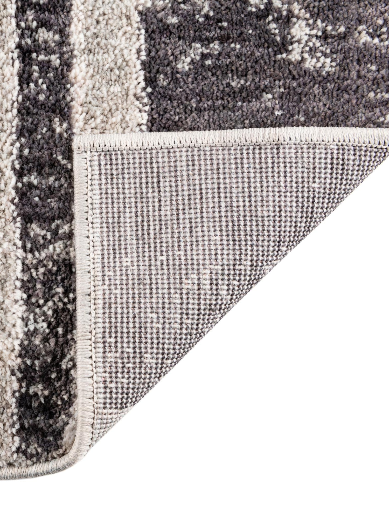 Gray 2' 7 x 12' Eco Southwestern Runner Area Rug 100% Recycled Space Dyed Polyester With Cotton Backing Carpet for Natural Home Decor for Sale at Rug Engine