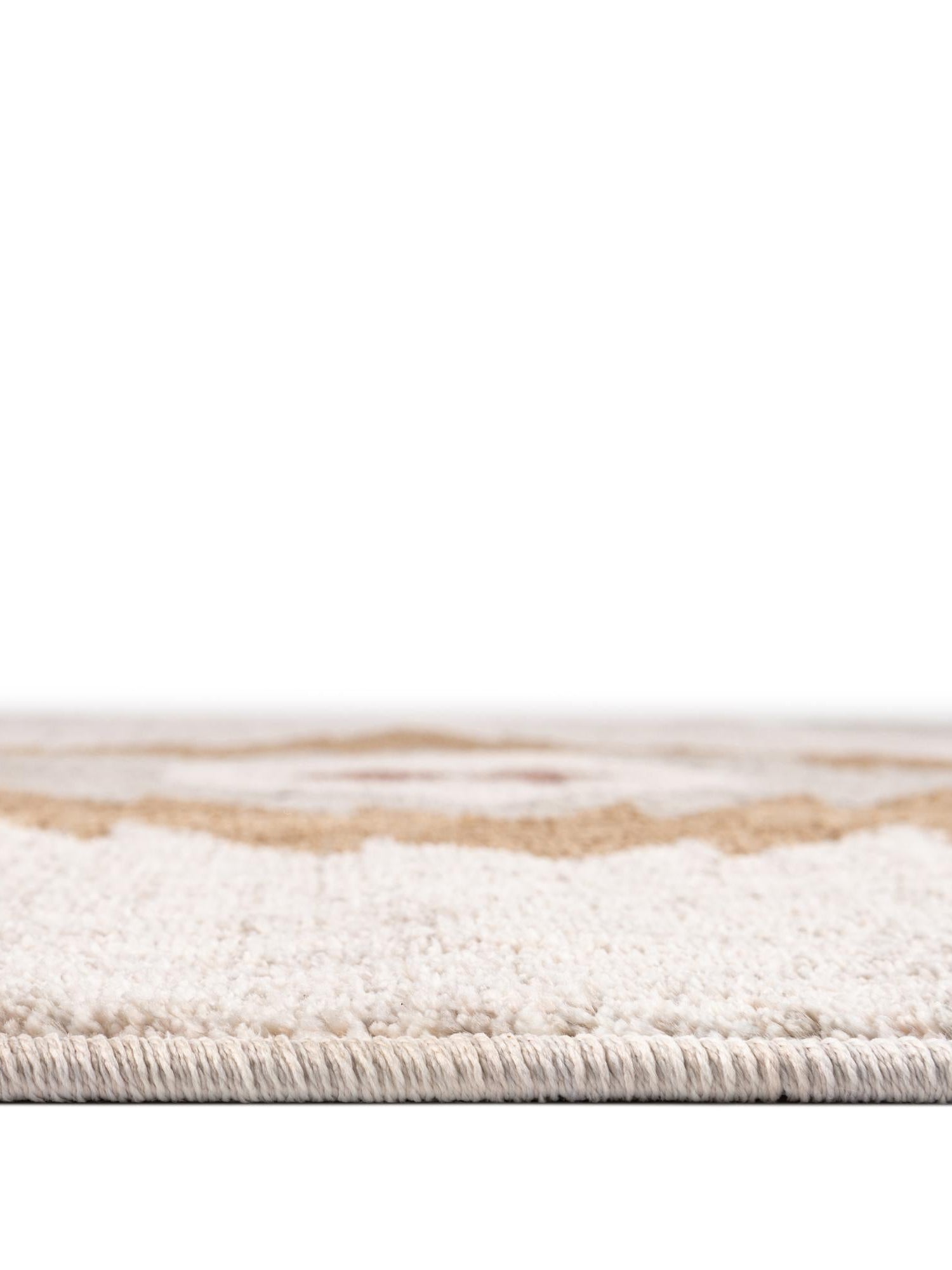 Ivory 10' x 13' Eco Southwestern Rectangle Area Rug 100% Recycled Space Dyed Polyester With Cotton Backing Carpet for Natural Home Decor for Sale at Rug Engine