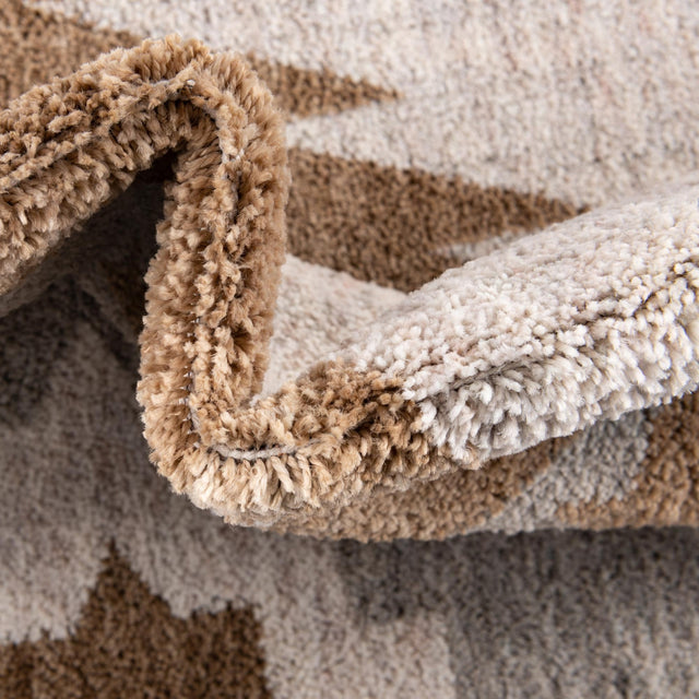 Ivory 2' x 8' Eco Southwestern Runner Area Rug 100% Recycled Space Dyed Polyester With Cotton Backing Carpet for Natural Home Decor for Sale at Rug Engine