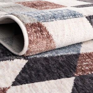 Multicolor 2' x 3' Eco Southwestern Rectangle Area Rug 100% Recycled Space Dyed Polyester With Cotton Backing Carpet for Natural Home Decor for Sale at Rug Engine